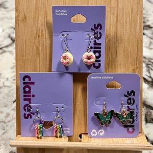 🦋🗝️Collection of Girls' Earrings – NWT – Claire’s✨